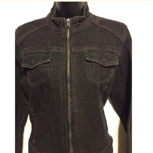 Chico's Jackets & Coats - Chico's stretch black denim Jean jacket Chico's Jackets & Coats - Chico's stretch black denim Jean jacket